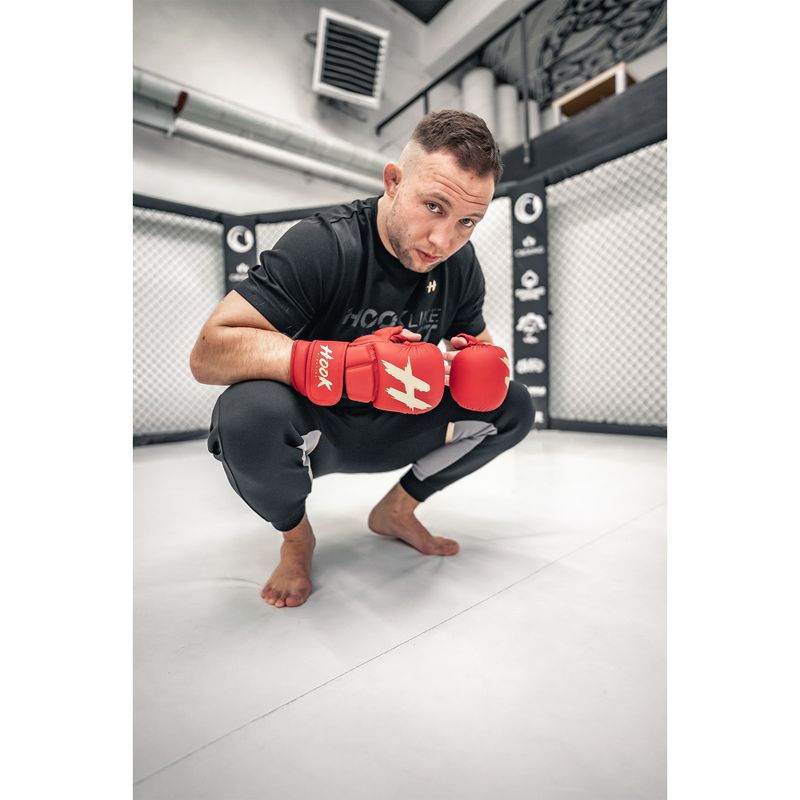 MMA HOOK FIGHTING Sparringshandschuhe TX0-B4M0016 rot 8