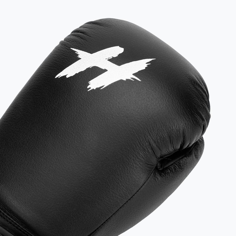 HOOK FIGHTING Ready to Fight Leder Boxhandschuhe schwarz 5