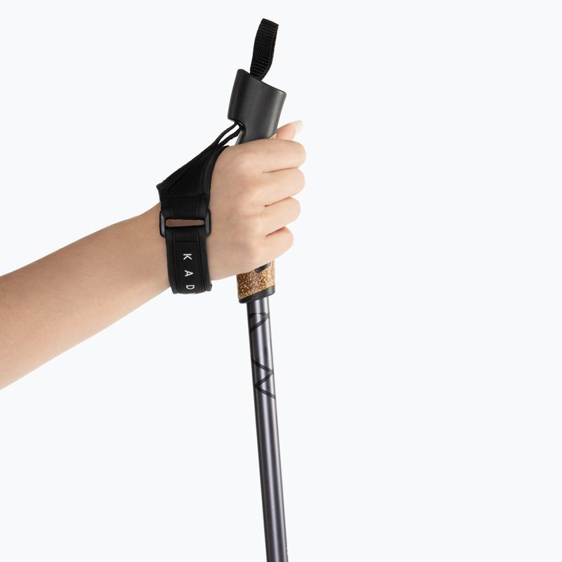 Nordic-Walking-Stöcke KADVA Aruku verstellbar schwarz 4