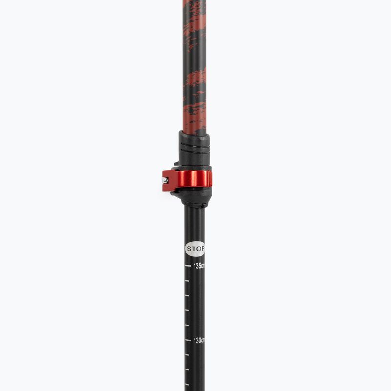 Nordic-Walking-Stöcke KADVA Halna verstellbar rot 9