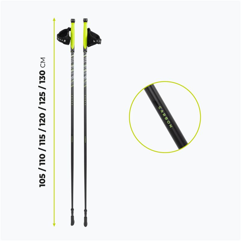Nordic Walking Stöcke KADVA Raylan aus Karbon, grau 2