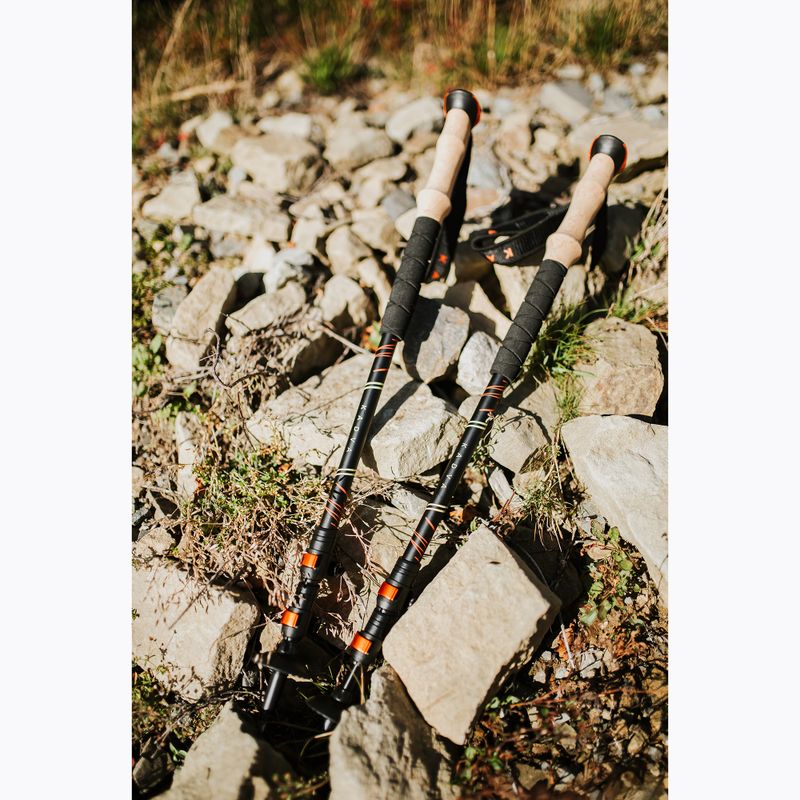 Verstellbare Trekkingstöcke KADVA Kibo orange 3