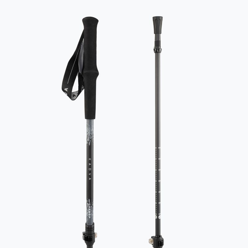 Trekkingstöcke KADVA Torre verstellbar Carbon grau 8