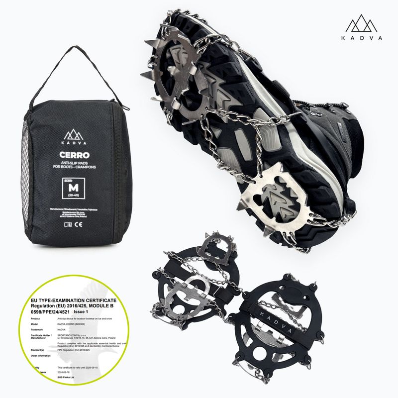 Schuhkrallen KADVA Cerro schwarz 7