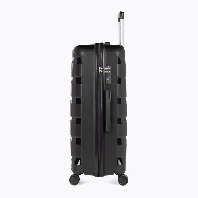 Großer Reisekoffer KADVA Cayes 113 l schwarz 4