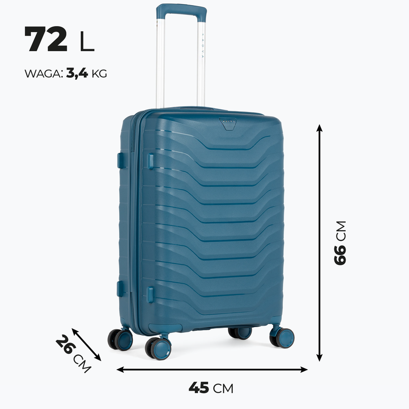 KADVA Sancho 72 l Reisekoffer blau 3