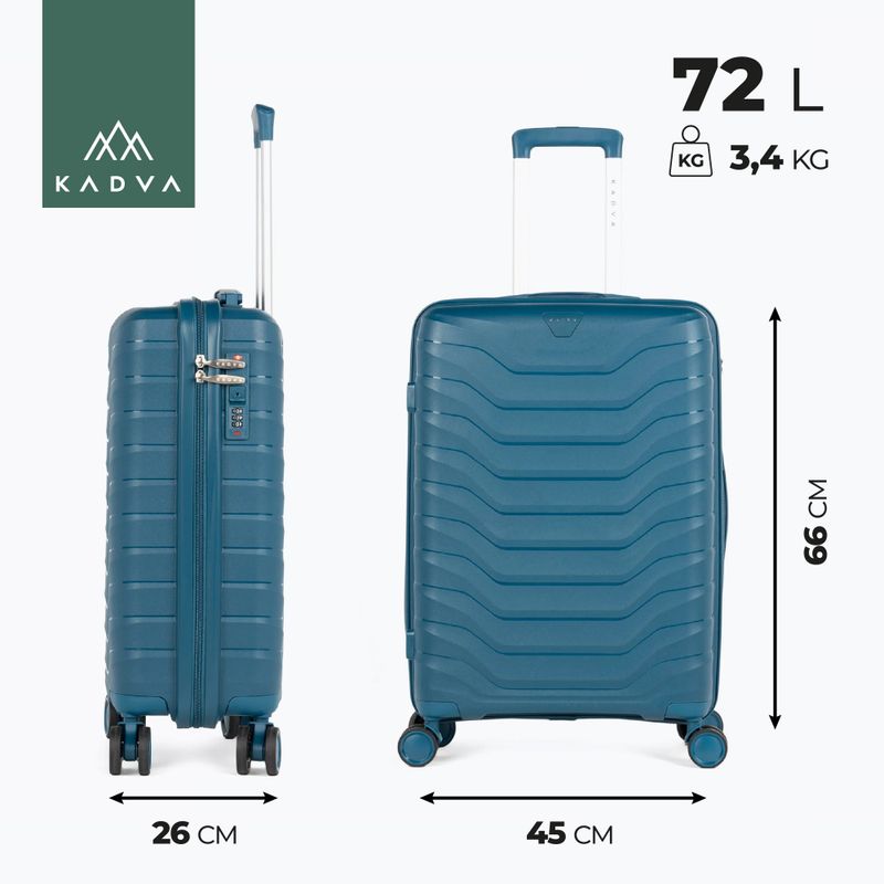 Mittlere Reisetasche KADVA Sancho 72 l blau 3