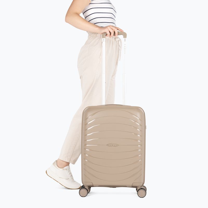 Kabinen-Reisekoffer KADVA Brava 40 l beige 2