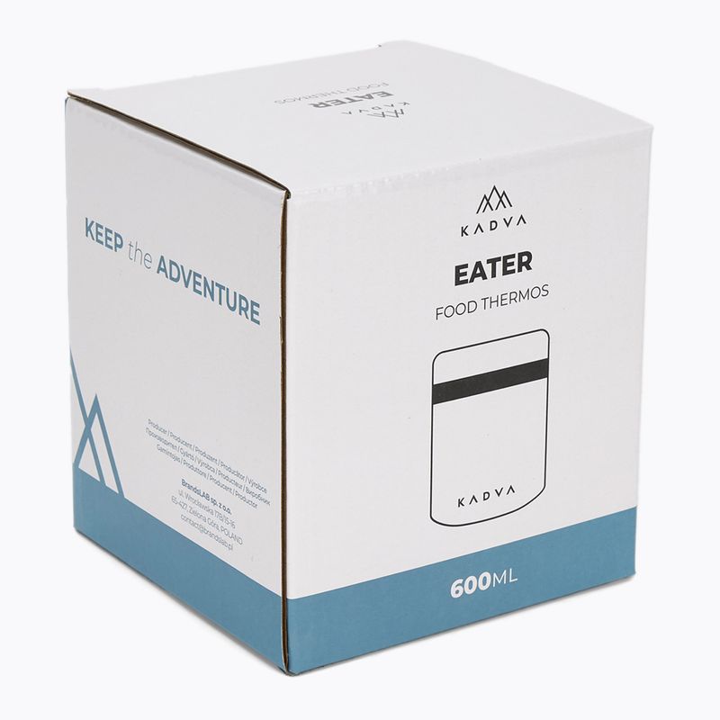 KADVA Eater isolierter Lunch-Behälter 600ml schwarz 6
