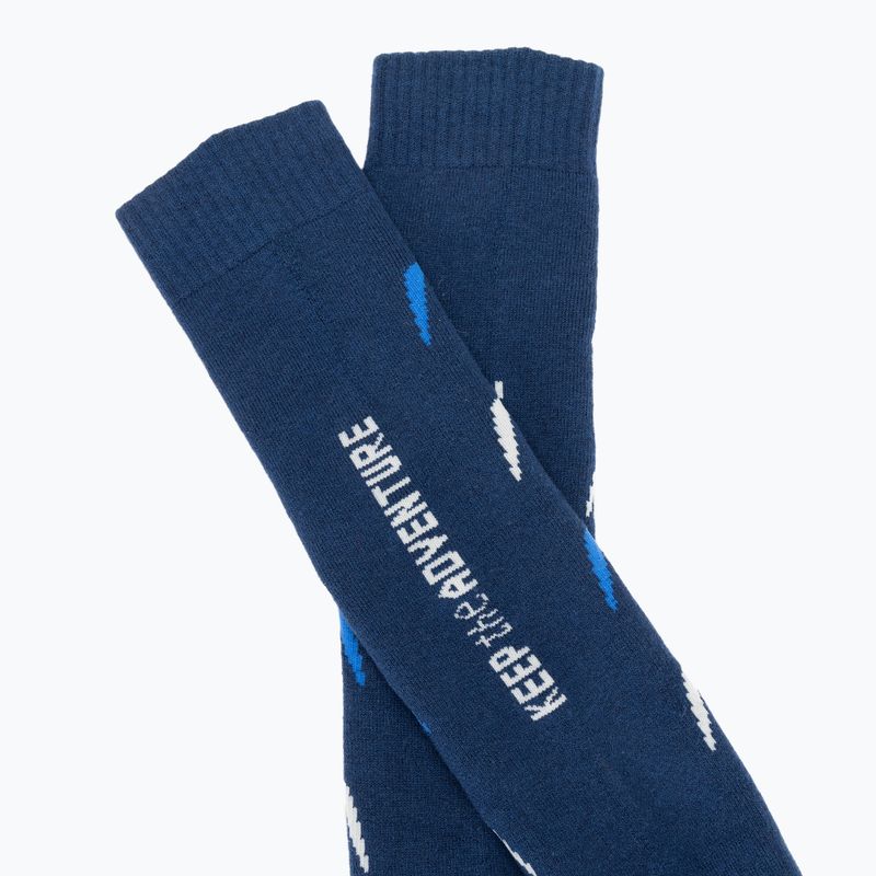 Skisocken KADVA Woolan marineblau 7