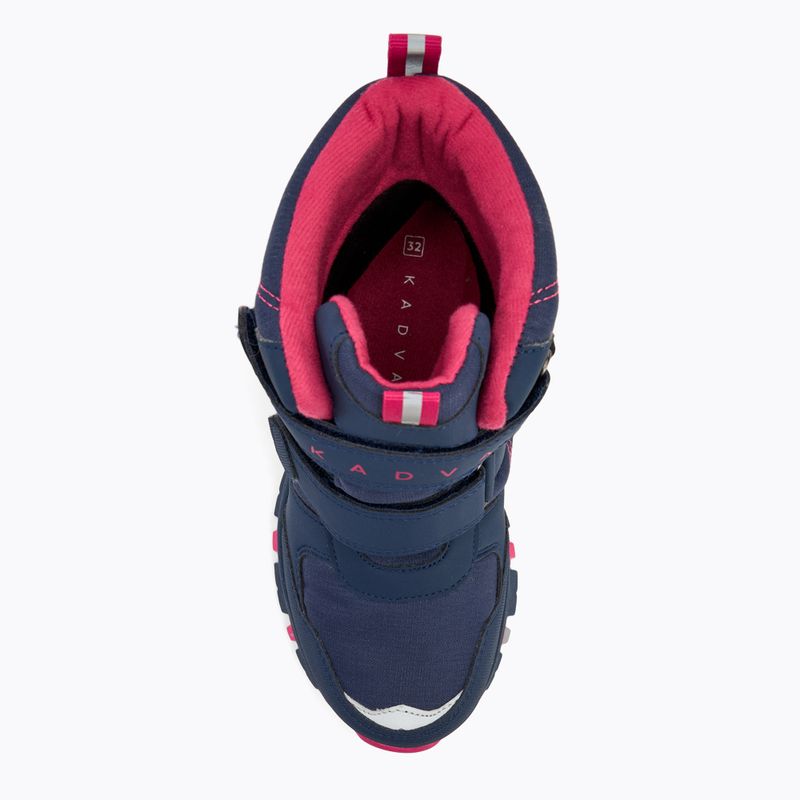 Kinder-Winterstiefel KADVA Snowey Mid WaterProof marine/fuchsia 6