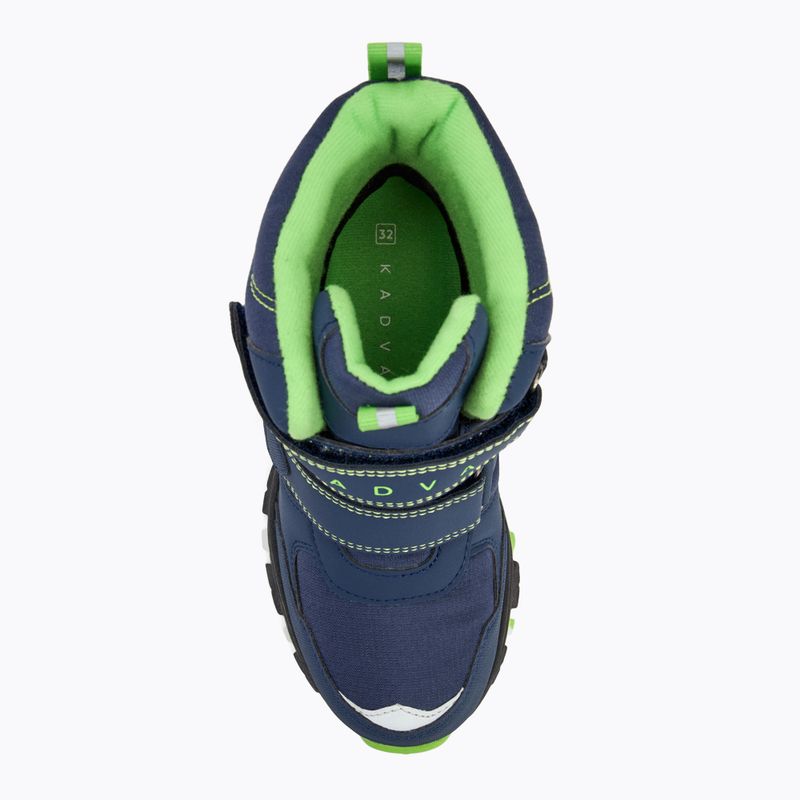Kinder-Winterstiefel KADVA Snowey Mid WaterProof marineblau/grün 6