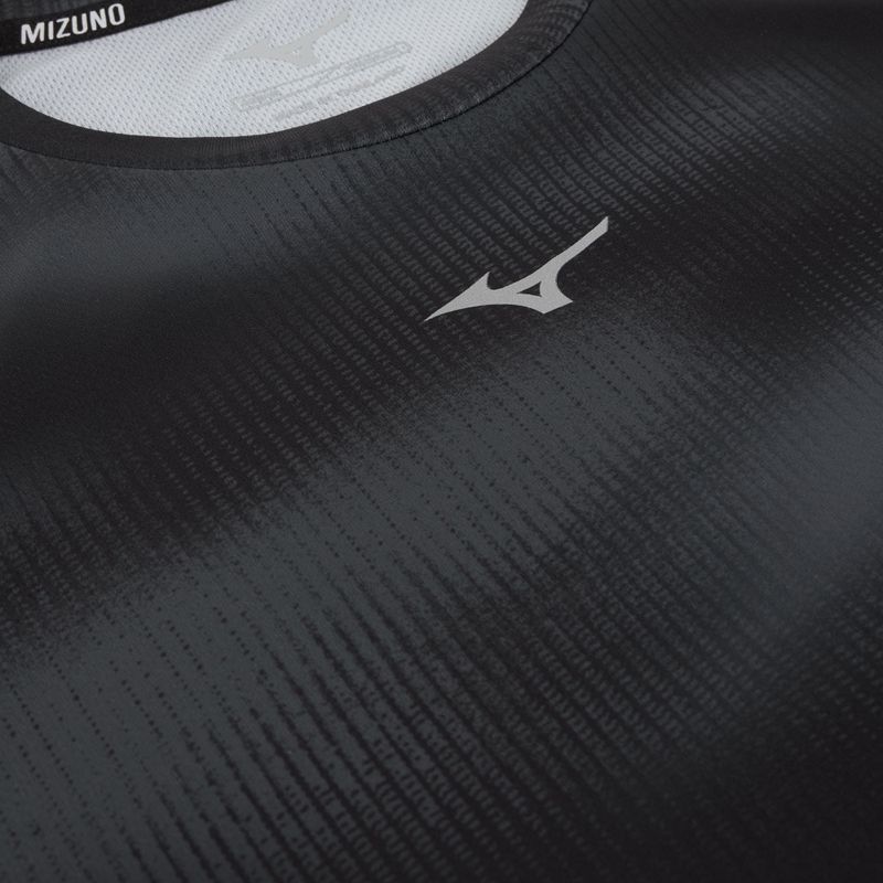Herren Laufshirt Mizuno Core Graphic Tee schwarz 3
