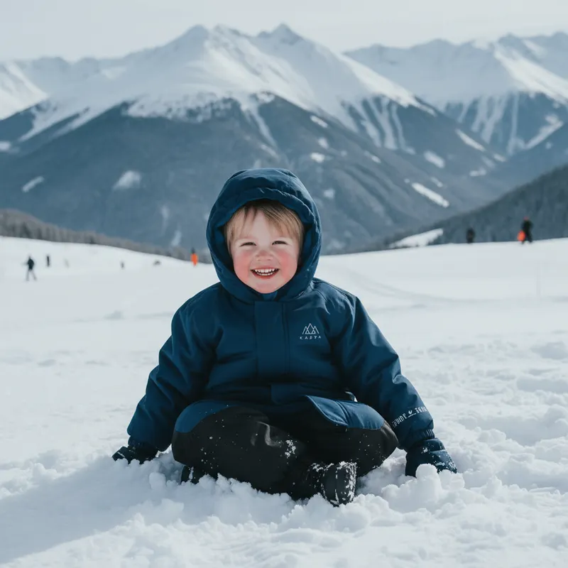 Skioverall Kinder KADVA Kiko Jrb Dunkelblau 7