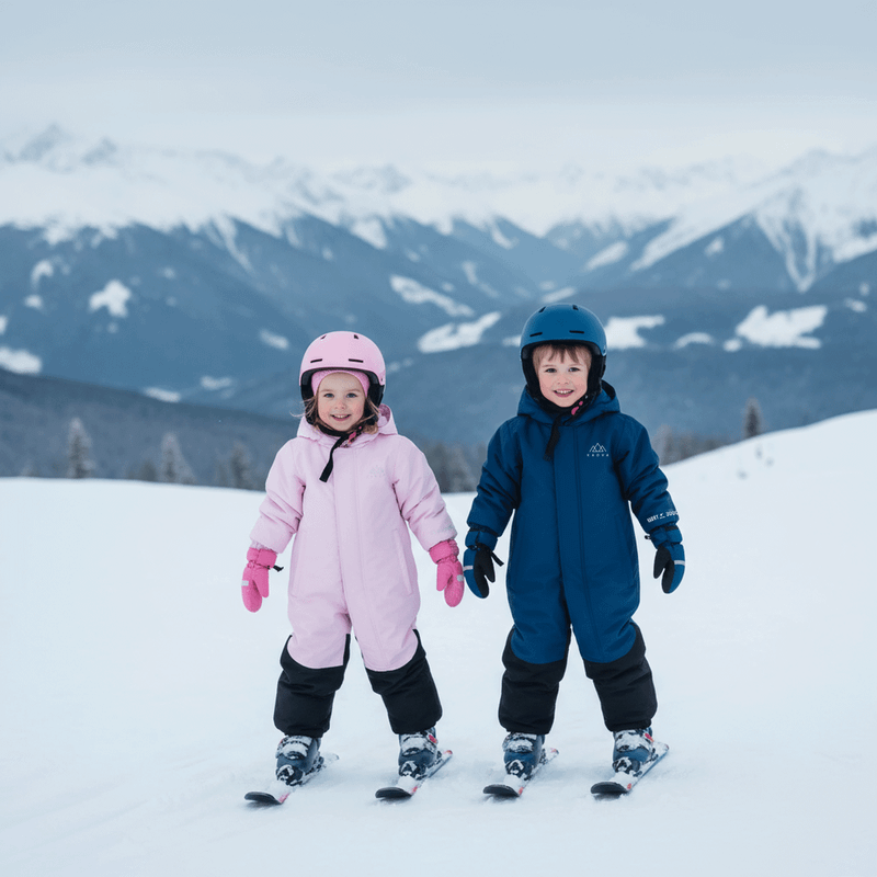 Kinder-Skianzug KADVA Kiko in Marineblau 8