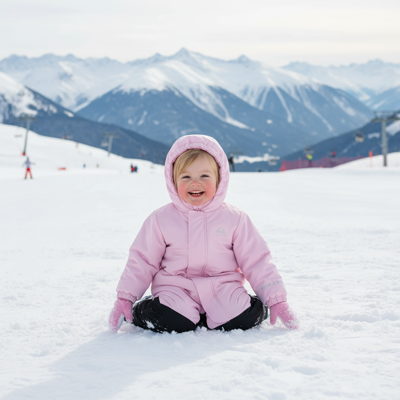 Kinder-Skianzug KADVA Kiko rosa 7