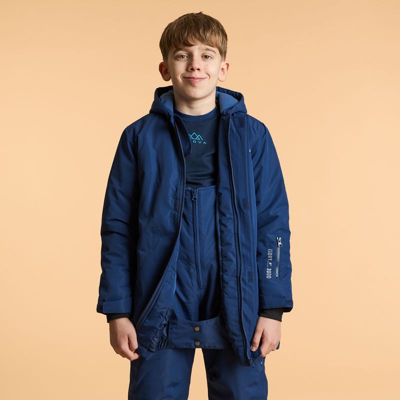 Skijacke Kinder KADVA Skiro Jacket Jrb Dunkelblau 10