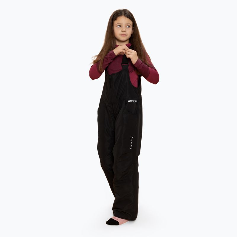 Kinder-Skihose KADVA Skiro Pants schwarz 2