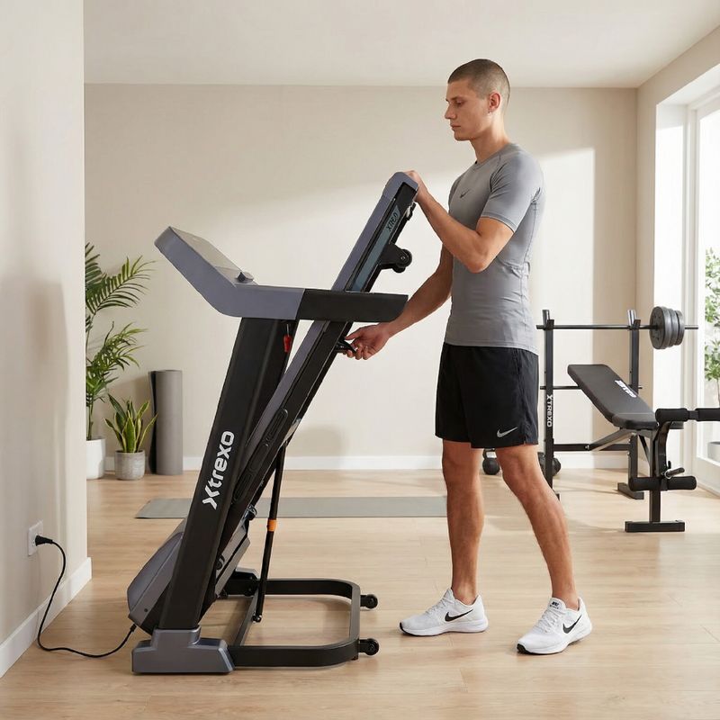 Elektrisches Laufband XTREXO X450 schwarz 4