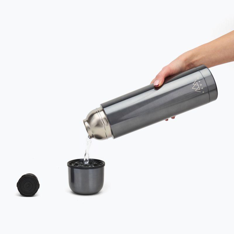 Thermos KADVA Vulcan 1000 ml silber 4