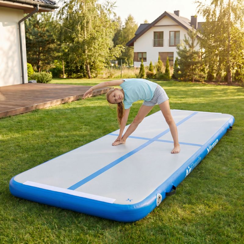 Gymnastikbahn XTREXO 300 x 10 cm weiß 12