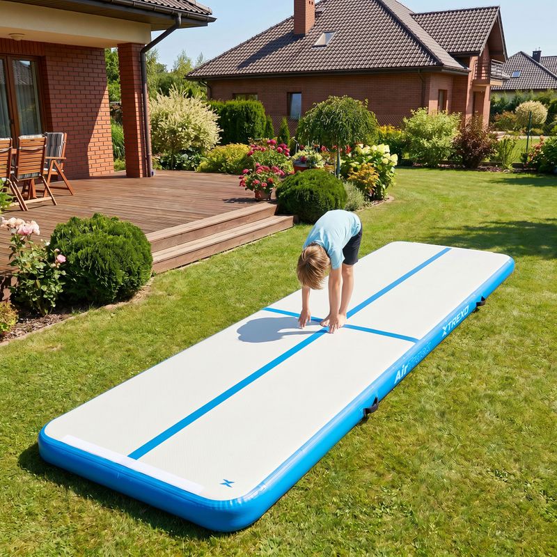 Gymnastikbahn XTREXO 300 x 15 cm weiß 12