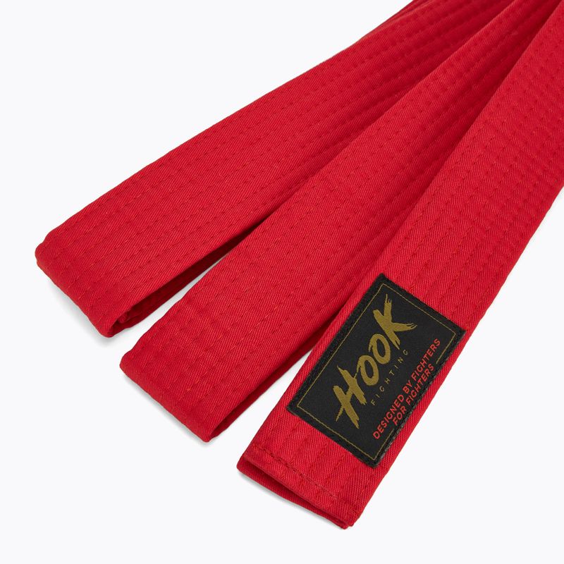 Kimono-Gürtel HOOK FIGHTING 320 cm red 2