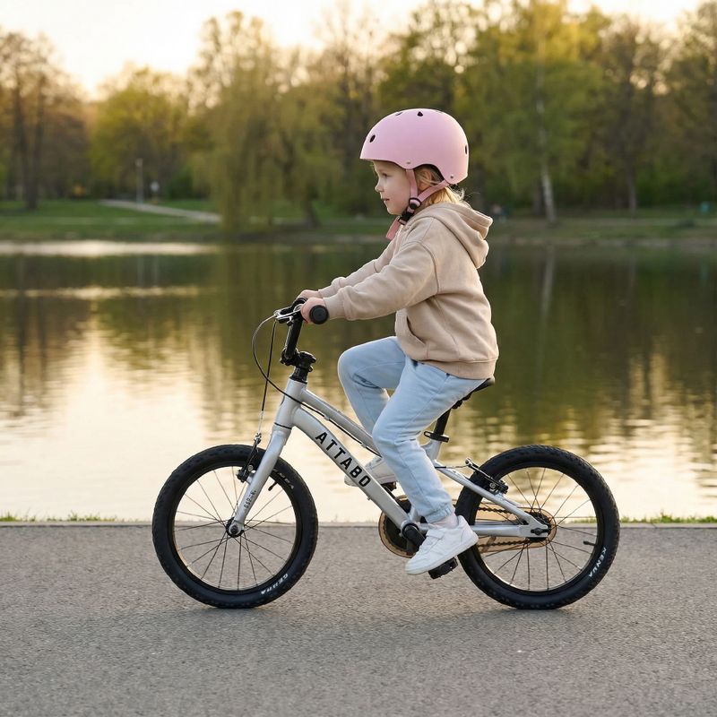 Kinderfahrrad ATTABO EASE 16" 7,3 kg silver 4