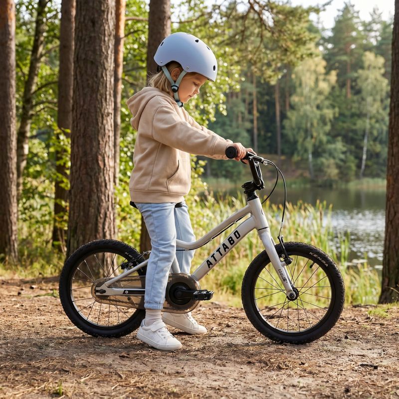 Kinderfahrrad ATTABO EASE 16" 7,3 kg silver 7