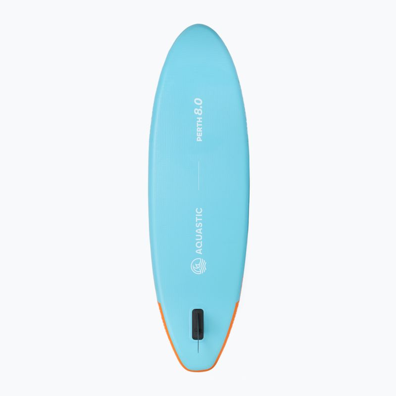 Set Paddleboard SUP aufblasbar für Kinder AQUASTIC Perth 8'0" allround blue 4