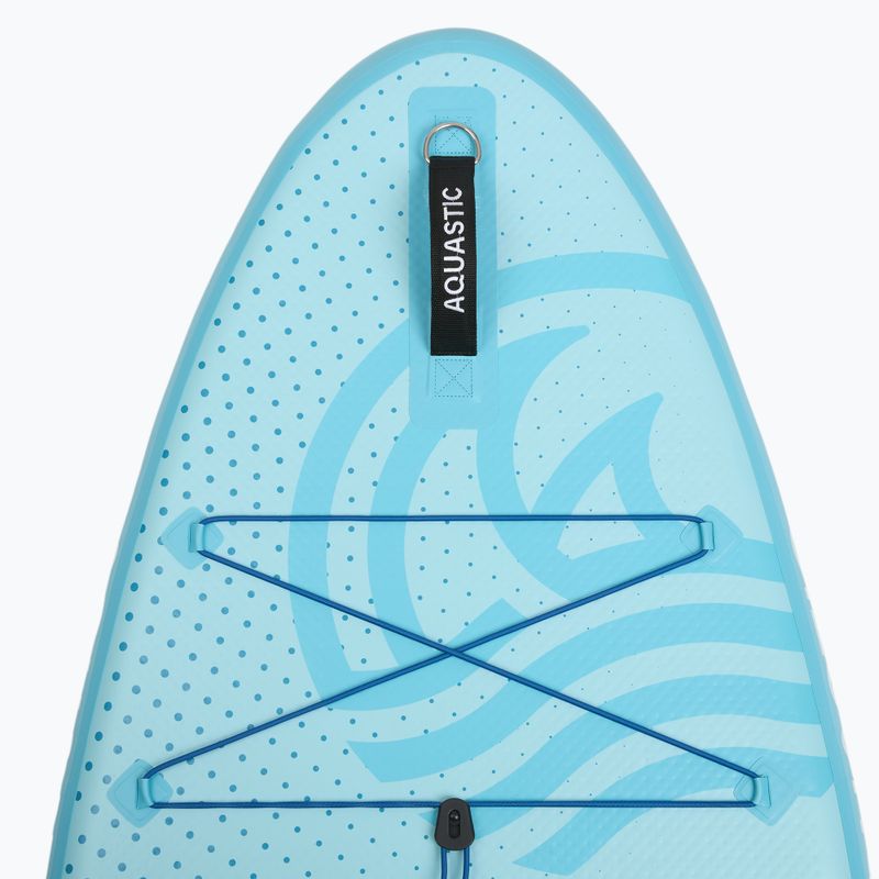 Set Paddleboard SUP aufblasbar für Kinder AQUASTIC Perth 8'0" allround blue 6