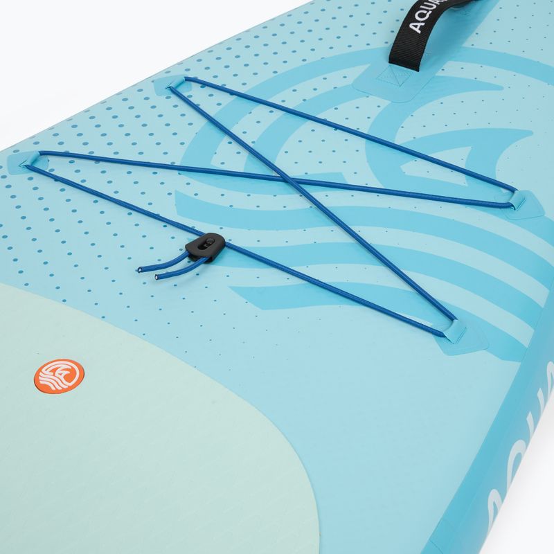 Set Paddleboard SUP aufblasbar für Kinder AQUASTIC Perth 8'0" allround blue 7