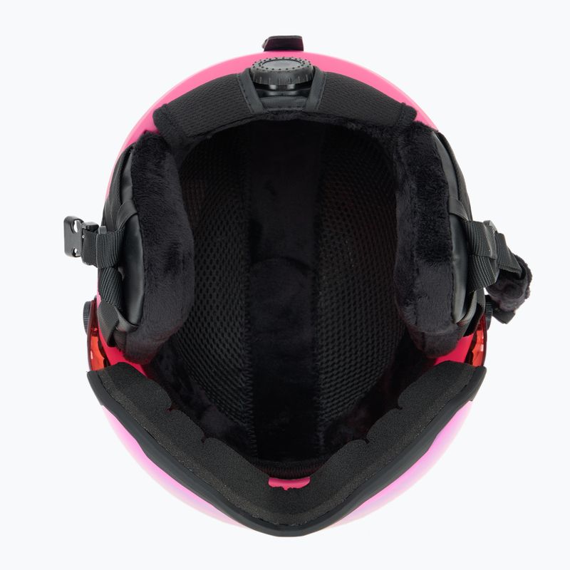 Kinder-Skihelm ATTABO Avens 2.0 Jr Visor pink 7