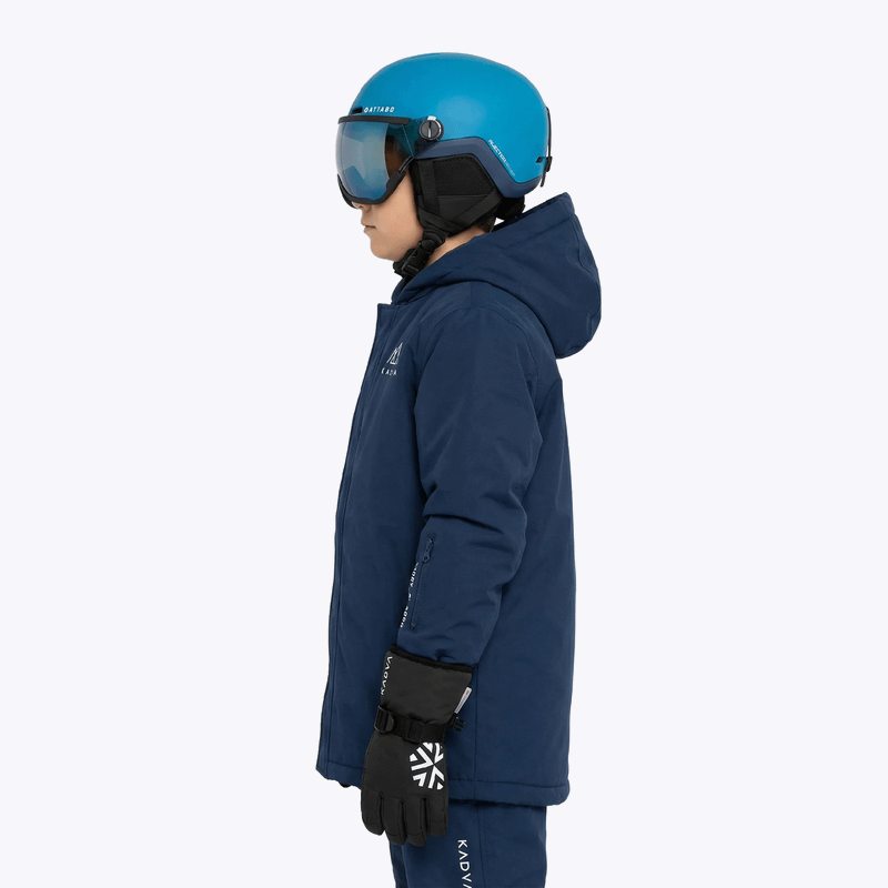 Kinder-Skihelm ATTABO Avens 2.0 Jr Visor blue 2