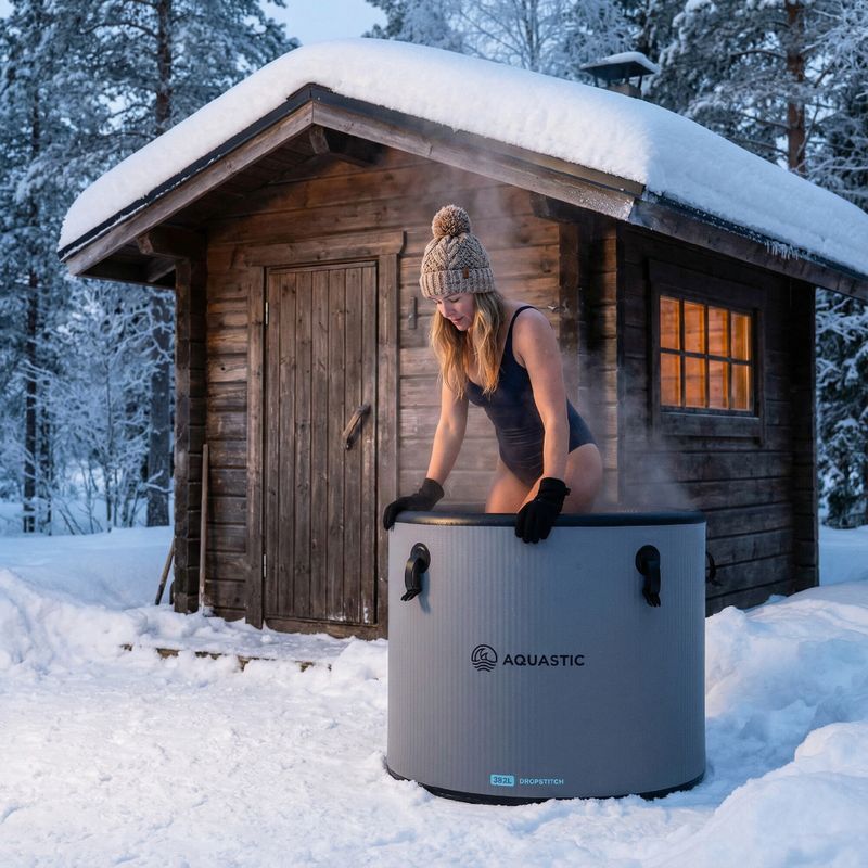 Eisbad AQUASTIC BrrFree 382 l dropstitch gray 4