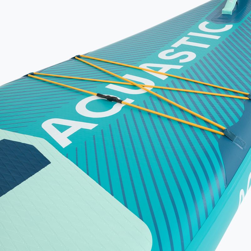 Set Paddleboard SUP aufblasbar AQUASTIC Perth 10'8" allround green 7