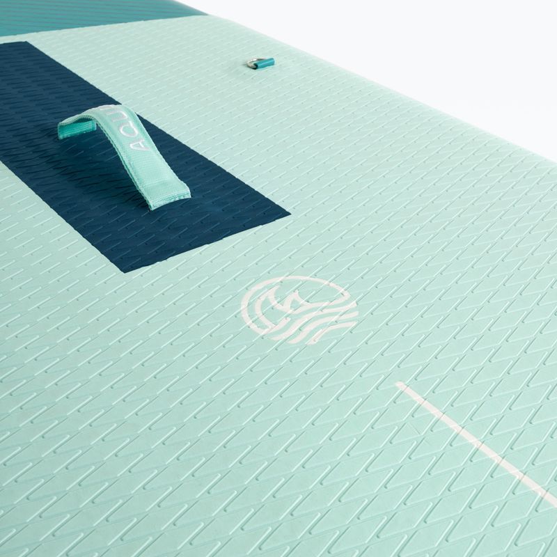 Set Paddleboard SUP aufblasbar AQUASTIC Perth 10'8" allround green 8