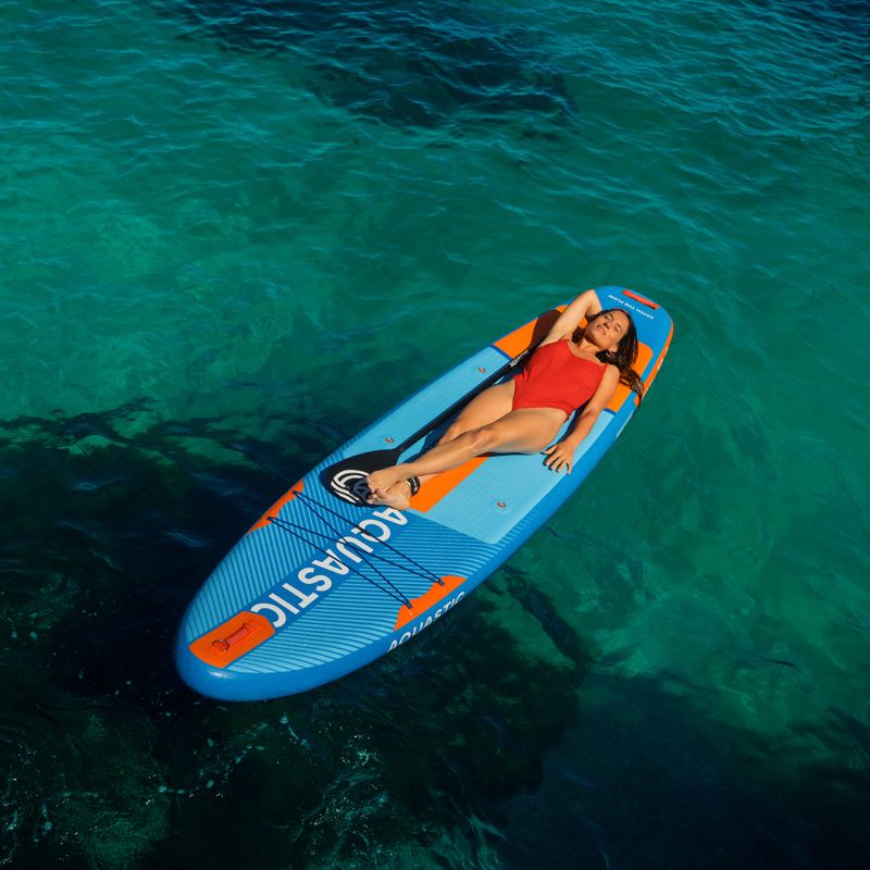 Set Paddleboard SUP aufblasbar AQUASTIC Perth 10'8" all-round blue 19