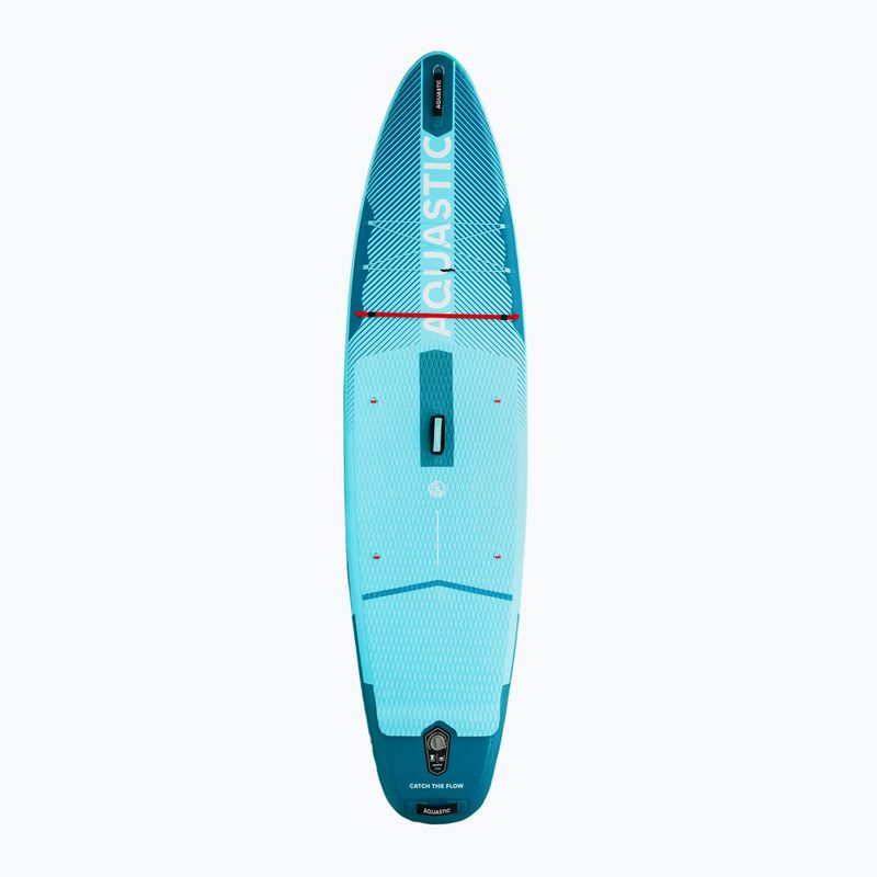 Set Paddleboard SUP aufblasbar AQUASTIC Perth Pro 11'2" all-round green 3