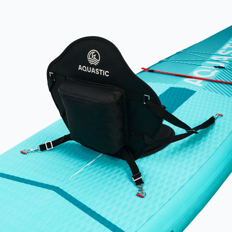 Set Paddleboard SUP aufblasbar AQUASTIC Perth Pro 11'2" all-round green 11