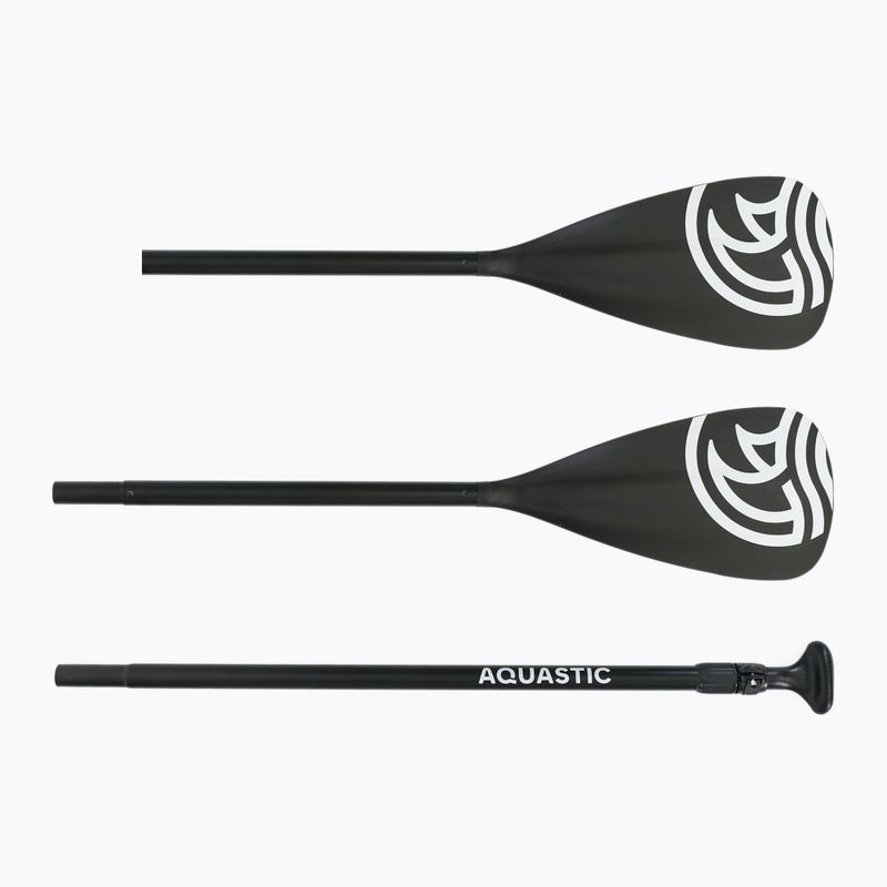 Set Paddleboard SUP aufblasbar AQUASTIC Perth Pro 11'2" all-round green 13