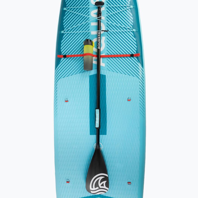 Set Paddleboard SUP aufblasbar AQUASTIC Perth Pro 11'2" all-round green 17