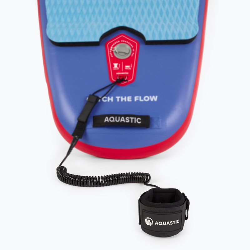 Set Paddleboard SUP aufblasbar AQUASTIC Perth Pro 11'2" all-round blue 12