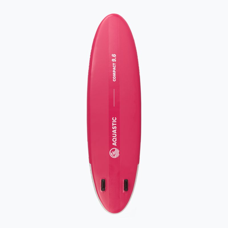 Set Paddleboard SUP aufblasbar AQUASTIC Compact 9'6" pink 4