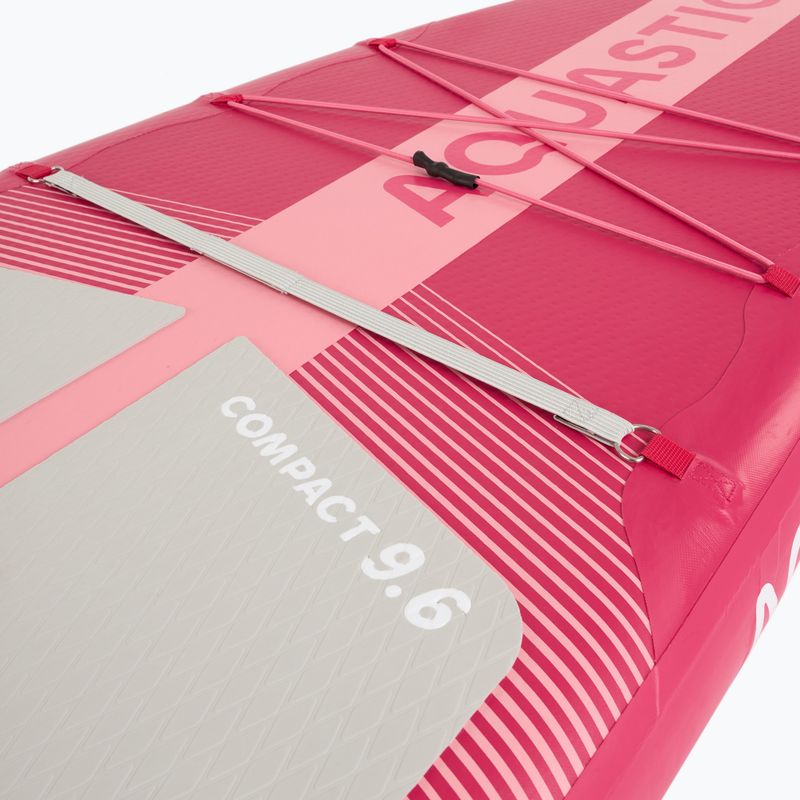 Set Paddleboard SUP aufblasbar AQUASTIC Compact 9'6" pink 7