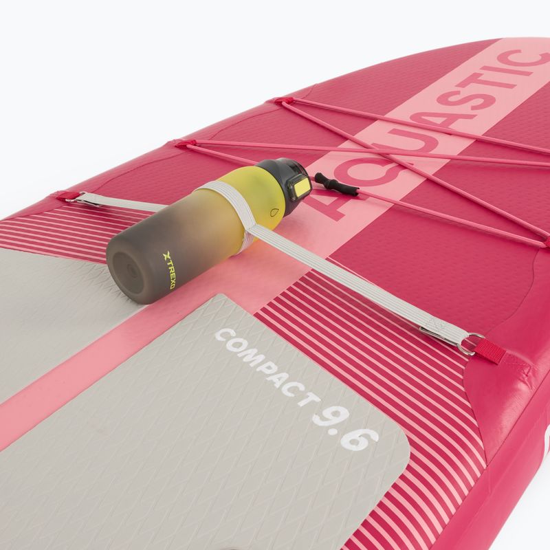 Set Paddleboard SUP aufblasbar AQUASTIC Compact 9'6" pink 11