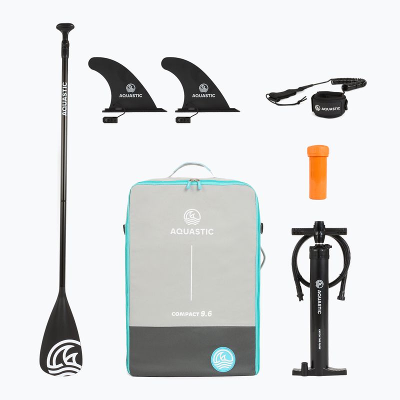 SUP AQUASTIC Kompakt 9'6" Brett rosa 16