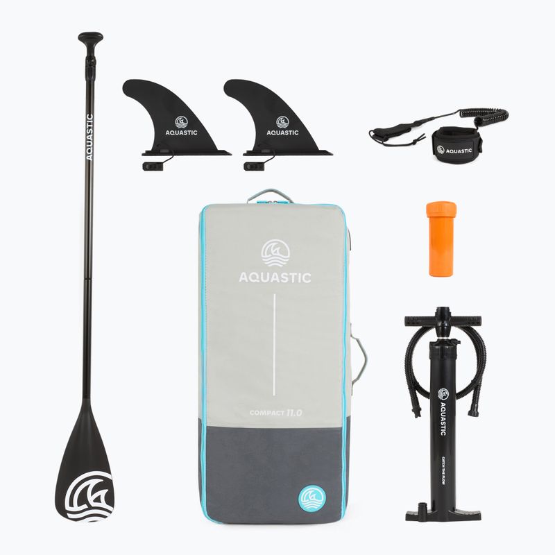 SUP AQUASTIC Kompakt 11'0" Brett blau 16
