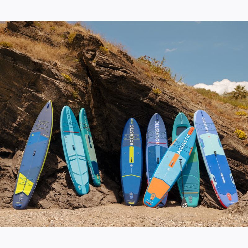 Set Paddleboard SUP aufblasbar AQUASTIC Perth 10'8" allround dark blue 26