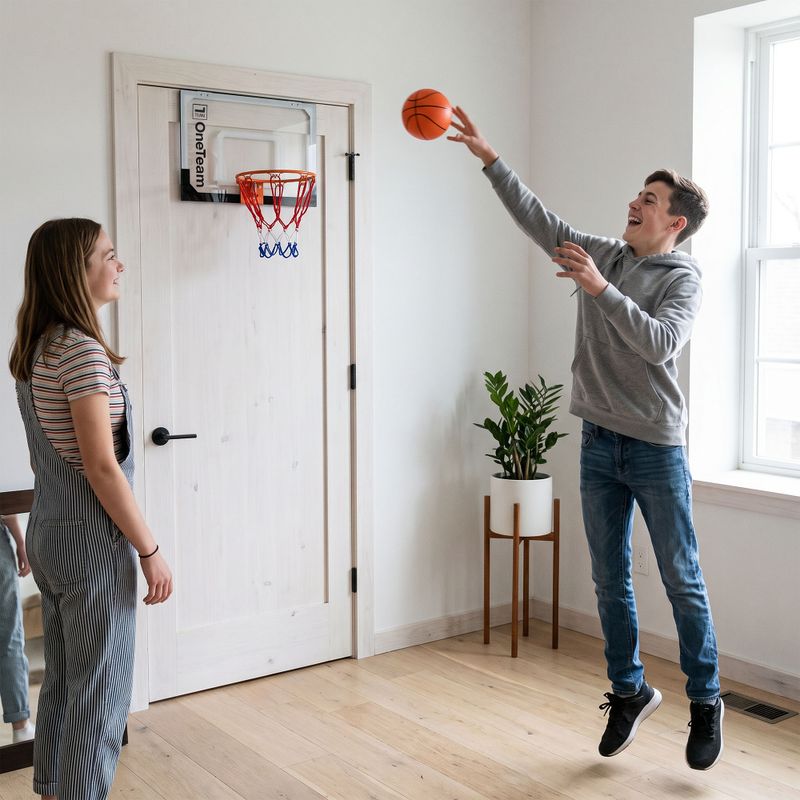 Basketball-Set OneTeam BBK01 with a white ball 2